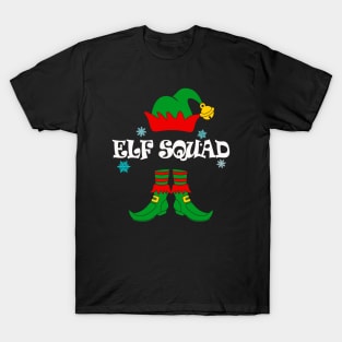 Elf Squad Funny Christmas Holiday Gift T Shirt T-Shirt